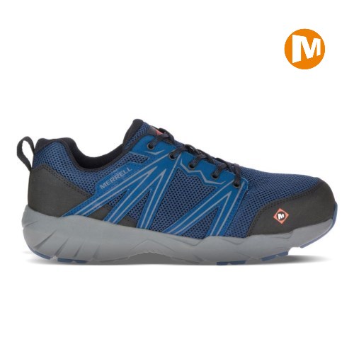 Merrell Fullbench Superlite Alloy Toe Sicherheitsschuhe Herren Blau [DE-BMRXU]